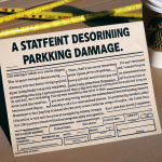 oświadczenie o szkodzie parkingowej