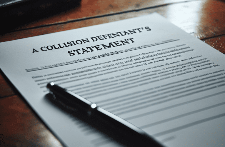 Oświadczenie sprawcy kolizji: Jak prawidłowo sporządzić dokument aby uzyskać należne odszkodowanie