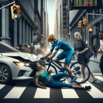 potrącenie rowerzysty z winy kierowcy