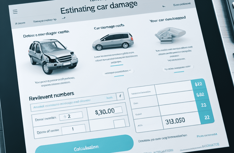Wycena szkody samochodu: kalkulator online – jak szybko oszacować koszty naprawy dla celów odszkodowania?